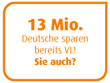 13 Millionen Deutsche sparen bereits VL! Sind Sie dabei?